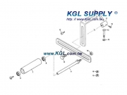 3501125 Rear Roller, Complete Set